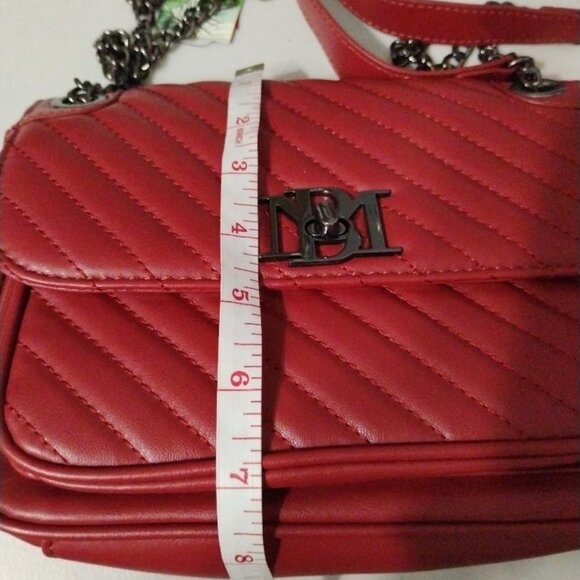 Badgley Mischka Vegan Leather Crossbody With Letter Lock Bag NWT - Picture 12 of 13